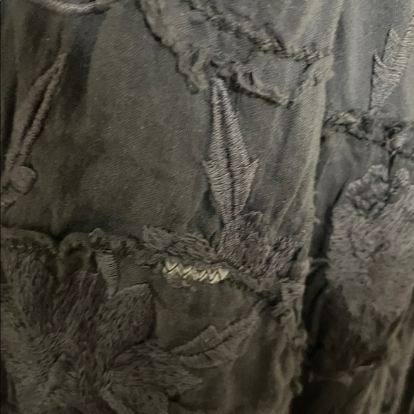 Magnolia Pearl Boho Embroidered/Appliqué Midi Kimono O/S - Picture 12 of 13